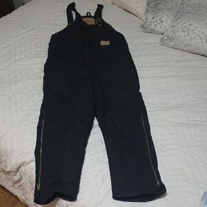 Youth 14/16 LIKE NEW Black Winter Bib Overalls. Snow. Insulated. Warm. Cold Weat